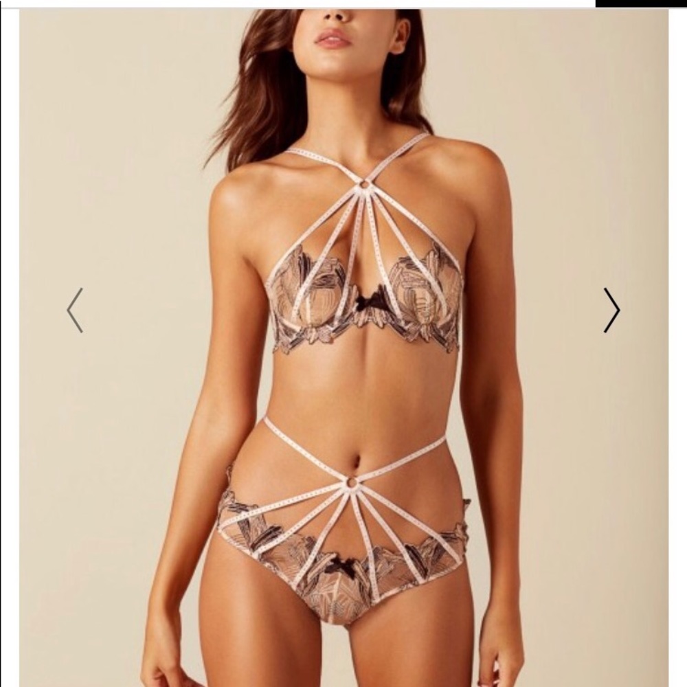 Agent Provocateur strappy lingerie set